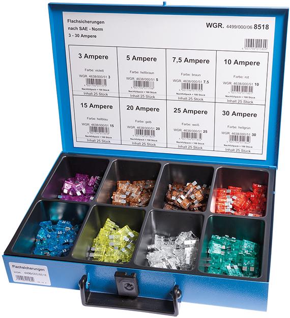 Sortiment Flachstecksicherungen Produktbild img1 L