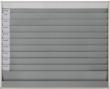 Planungstafel 1580 x 900 mm 6 Schienen, A 4 grau Produktbild img1 S