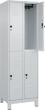 Garderobenschrank Classic PLUS, doppelstöckig, mit Sockel Produktbild img1 S
