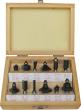 Fräser-Satz HW 12tlg. S8 im Holzkasten FORTIS Produktbild img1 S