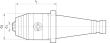 Kurzbohrfutter DIN2080 R/L 1,5-16 SK40 FORIS Produktbild img2 S