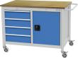 Werkbank mobil B 1250mm Produktbild img1 S