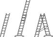 Mehrzweckleiter, dreit. 604718 Produktbild img4 S