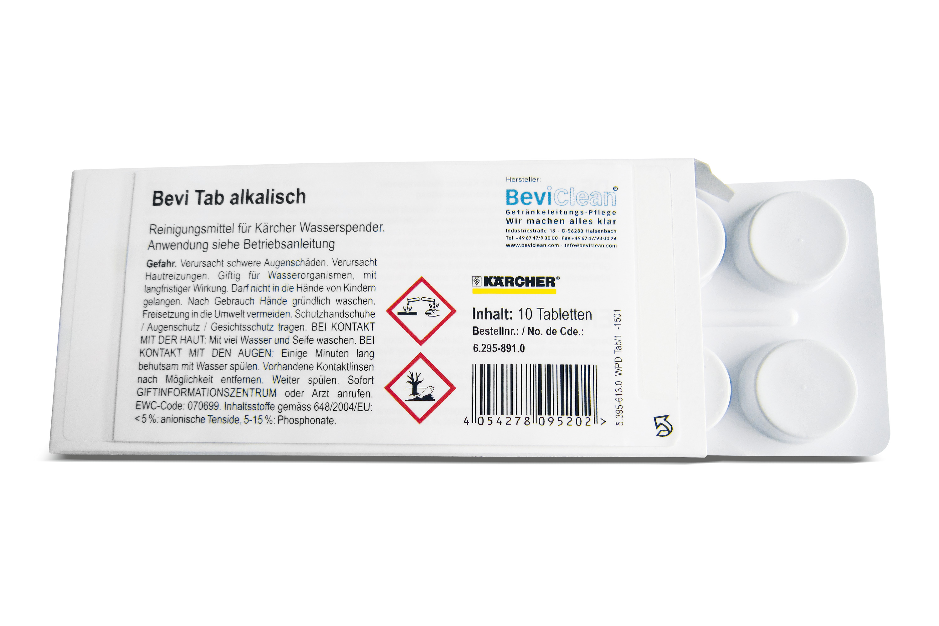 Kärcher RM Bevi Tab GBP 1x10 Tab alkalisch Produktbild img1 L
