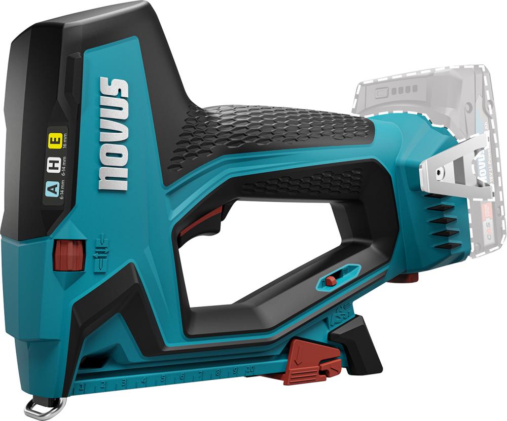 Akku-Klammergerät solo J- 550 Novus ohne Akku ohne Ladegerät Karton Produktbild img1 L