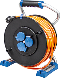 Schwabe Kunststoff-Kabeltrommel 40m Baustellenleitung 3x2,5 H07BQ-F Produktbild img1 L