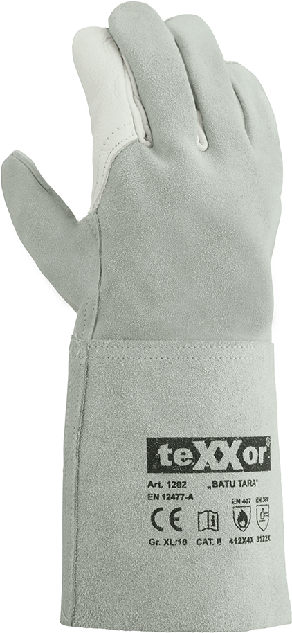 Schweißer-Handschuh Kombi 350mm Gr. 10,5 5-finger Produktbild img1 L