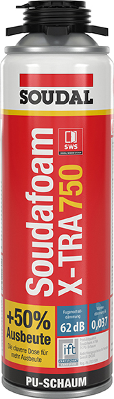 PU-Pistolenschaum 500ml X-TRA 750 Produktbild img1 L