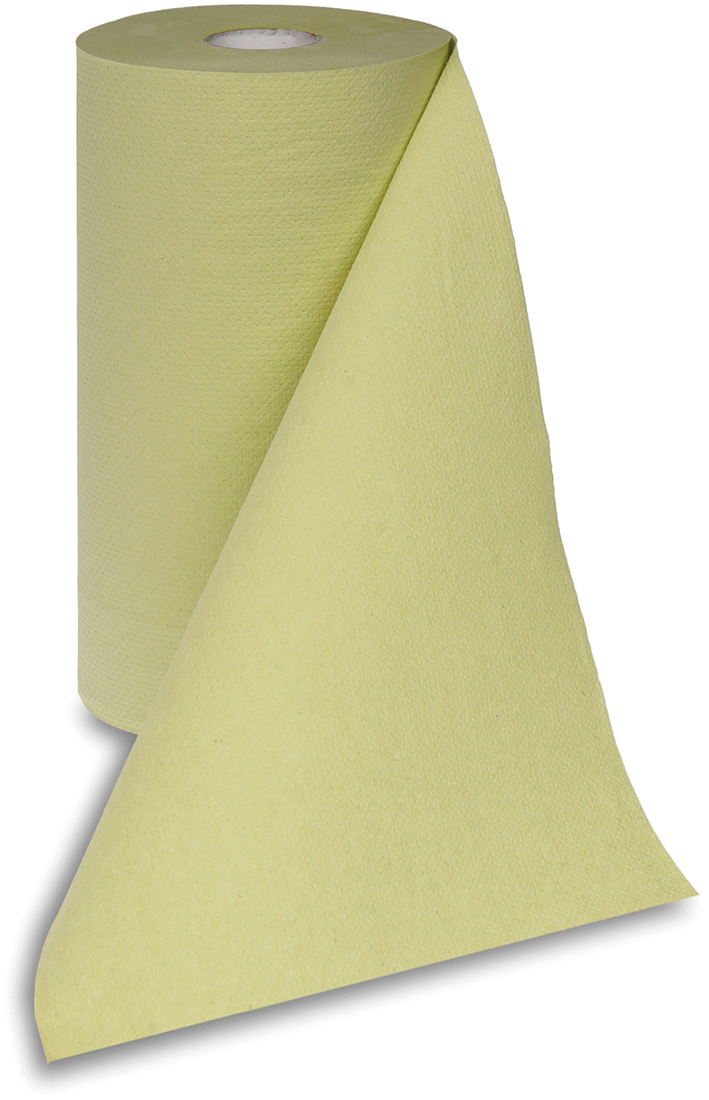 Einweghandtücher Rolle grün 2-lagig, 10 Rollen Produktbild img1 L