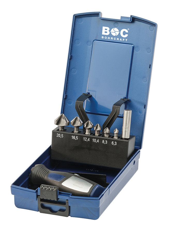 Bit-Kegelsenkersatz HSS 8-tlg. DIN335 Form C Produktbild img1 L