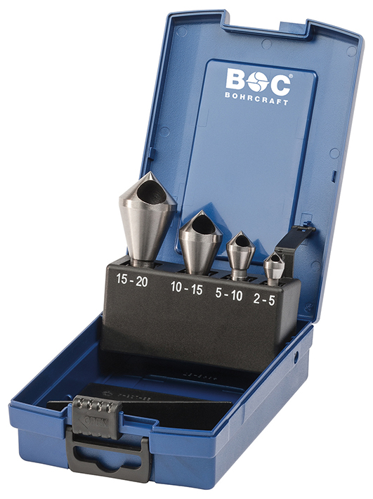 Querlochsenkersatz HSS 4-tlg. 2/5-15/20mm Kst.-Kassette Produktbild img1 L