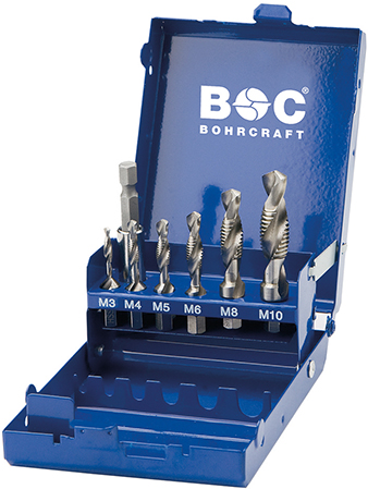 Kombi-Gewindebohrersatz HSS 7-tlg. M3-M10 Kst.-Kassette Produktbild img1 L