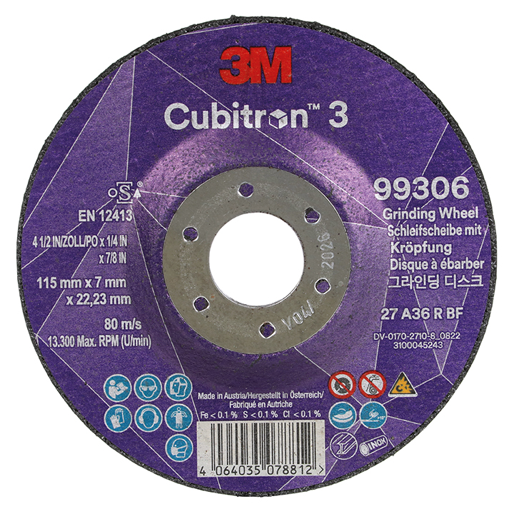 Schruppscheibe INOX Cubitron 3 Produktbild img1 L