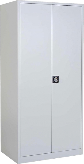 Flügeltürenschrank ClassiX RAL7035 mit 4 Einlegeböden Produktbild img1 L