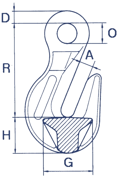 Verkürzungshaken mit Öse Produktbild img2 L