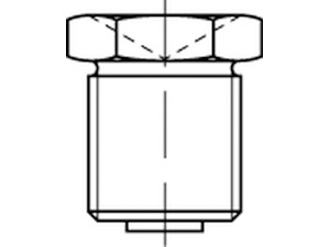 DIN 3405 Stahl AM 6 x 1 galv. verzinkt gal Zn S Produktbild img1 L