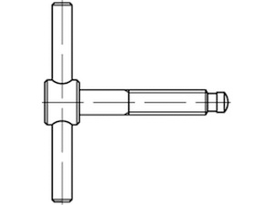 DIN 6304 5.8 EM 20 x 90 brüniert, ohne Druckstück brün S Produktbild img1 L