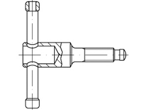 DIN 6306 5.8 DM 16 x 55 brüniert, ohne Druckstück brün S Produktbild img1 L