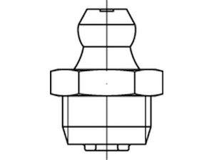 DIN 71412 5.8 AM 8 x 1 SW 9 galv. verzinkt, Sechskant gal Zn S Produktbild img1 L