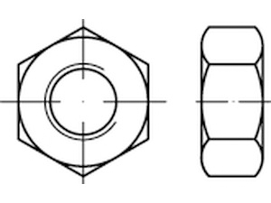 EN 14399 -4 10 M 20 Sechskantmutter, K1, -AF- S Produktbild img1 L