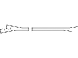 ART 82518 Kabelbinder zur Parallelführ. PA66HIRHS schwarz 7,6 x 380 S Produktbild img1 L
