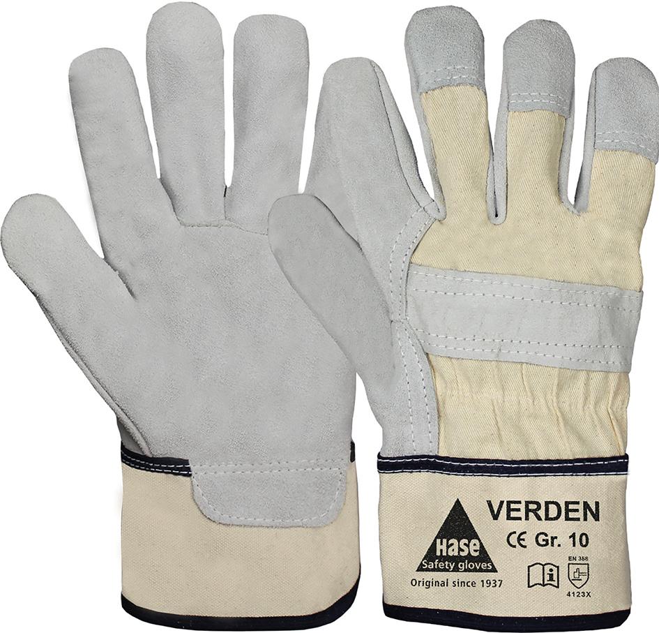 Handschuh Verden,Spaltle.Gr. 10, grau MW Hase Safety Gloves Produktbild img1 L