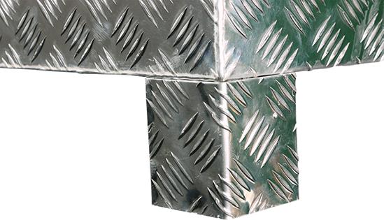 Palettenfüße für Riffelblechboxen Produktbild img2 L