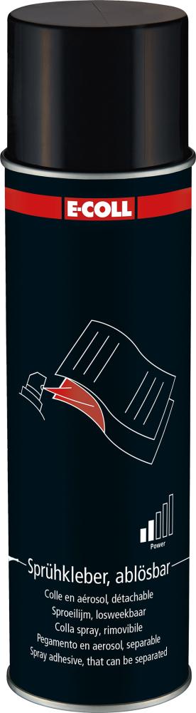 Sprühkleber, ablösbar 500 ml transparent E-COLL Produktbild img1 L