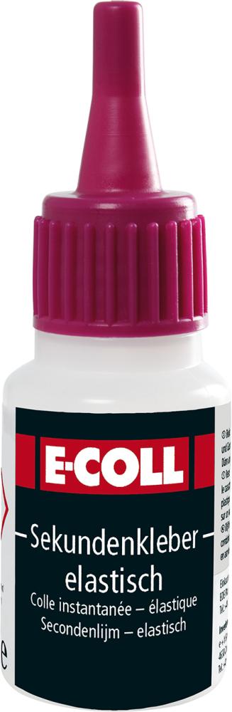 Sekundenkleber 20g elastisch E-COLL Produktbild img1 L
