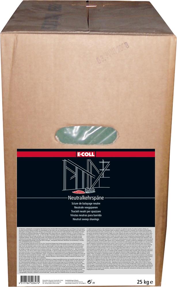 Neutralkehrspäne 25kg grün E-COLL Produktbild img1 L