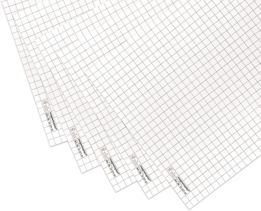 Flipchartpapier 70 G 5 Block a 20 Blatt Magnetoplan Produktbild img1 L