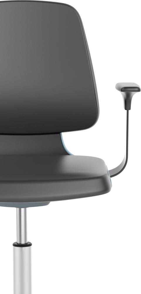 Armlehnen schwarz für Arbeitsstuhl Labsit Produktbild img2 L