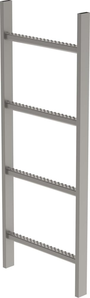 Schachtleiter, Edelstahl V4A (1.4571), Außenbreite 440 mm, lichte Weite 400 mm Produktbild img1 L