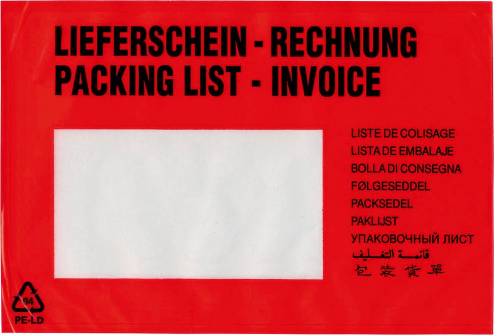 Dokumententaschen 175x118mm, C6,VE1000 Produktbild img2 L