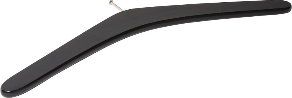 Kleiderbügel aus Hartholzfür Serie Classic Farbe Schwarz mit Spezialaufhängung Produktbild img1 L