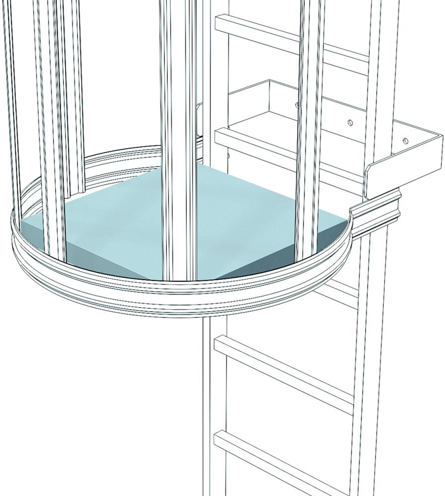 Zwischenplattform 520 x 550 mm ZARGES Produktbild img1 L