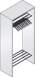 Offene Garderobenanlage Produktbild img1 L