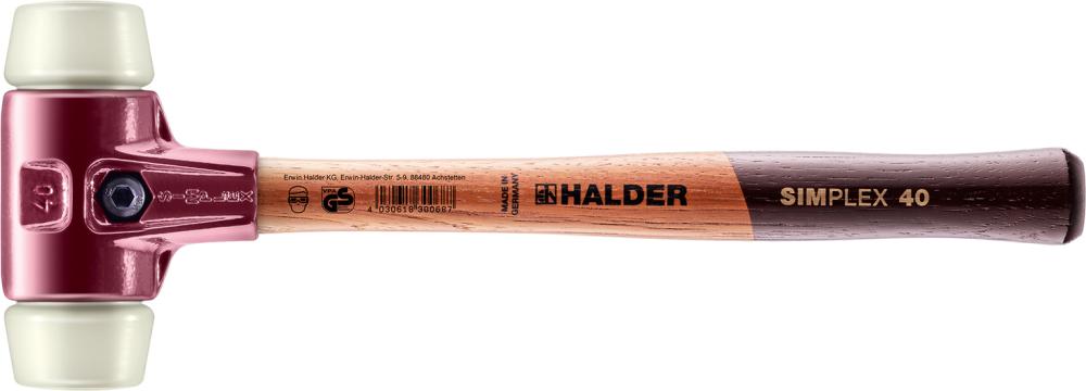 Schonhammer Simplex, Schlagköpfe aus Nylon, hart Produktbild img1 L