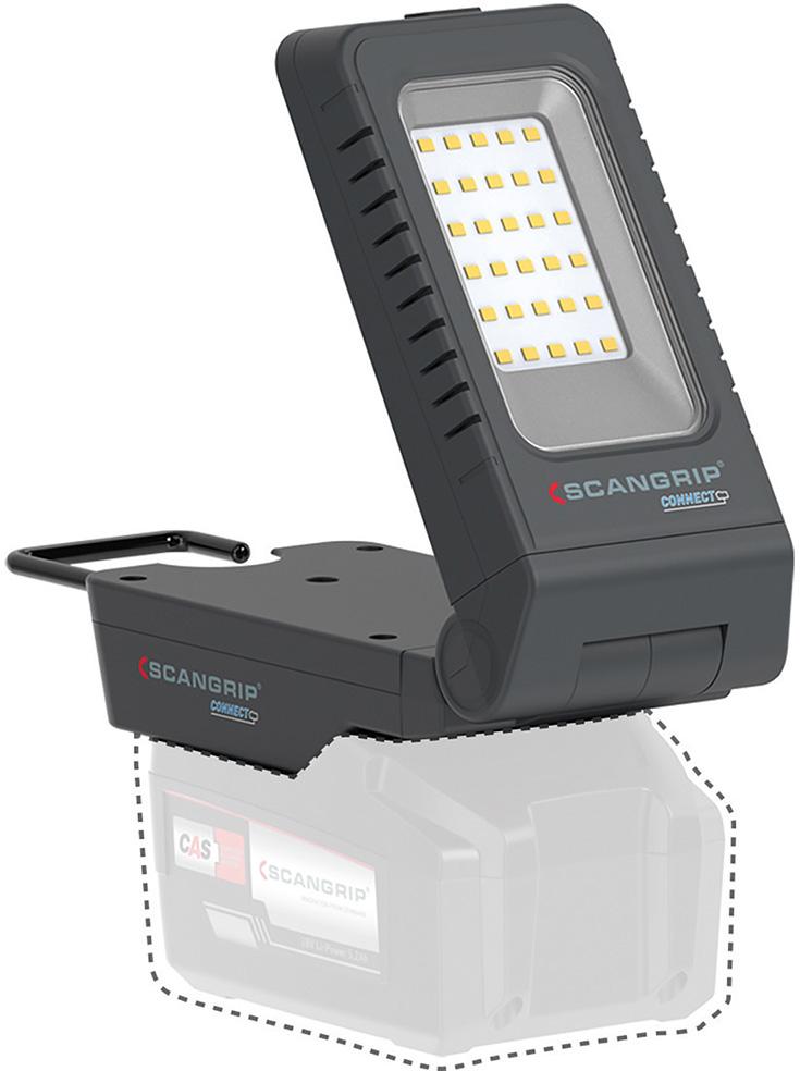 Akku-Arbeitsleuchte BASIC CONNECT 1000Lumen ohne Akku SCANGRIP Produktbild img1 L