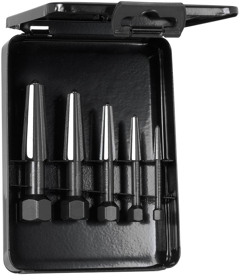 Schraubenausdrehersatz 5-tlg. Gr. 1-5 M5-M20, Zweischneidig Produktbild img1 L