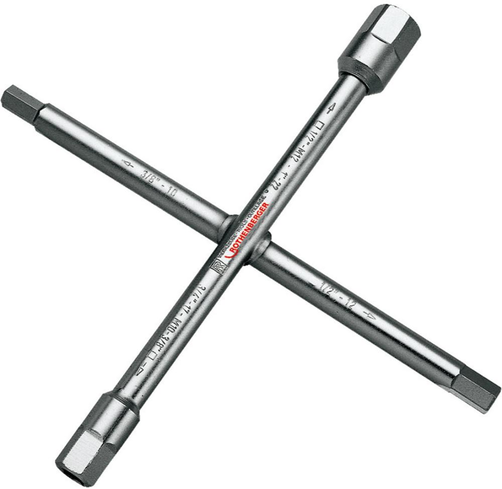 Sanitär-Kreuzschlüssel 220 x 220mm Rothenberger Produktbild img1 L