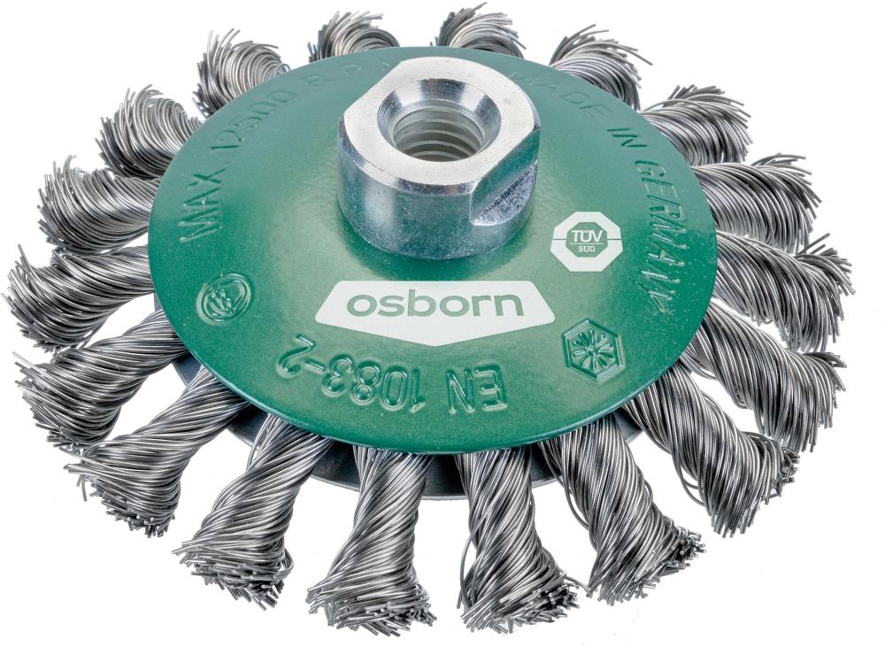 Kegelbürste Rostf. M14 100x0,35mm gezopft Osborn Produktbild img1 L