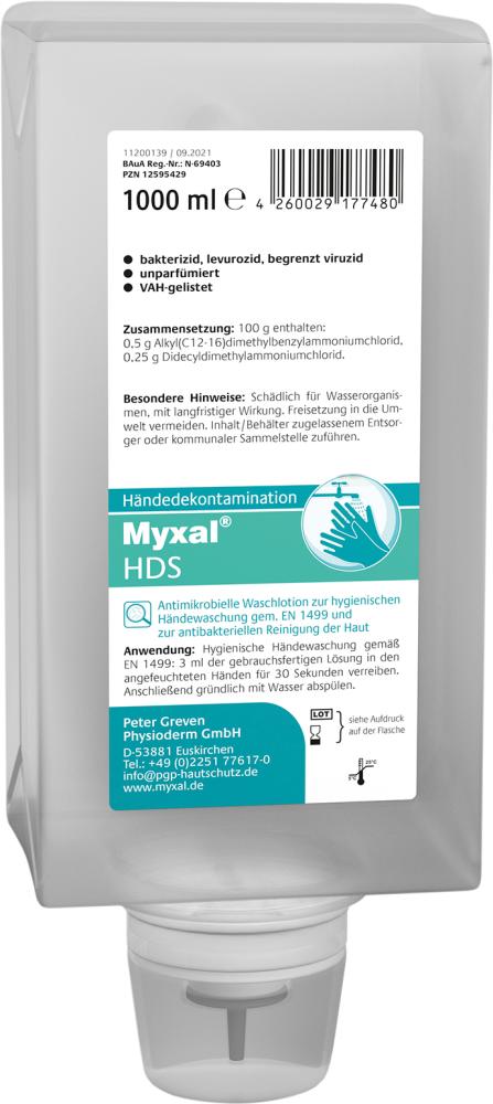 Händedekontamanitation Myxal HDS, 1000ml Variof. Produktbild img1 L
