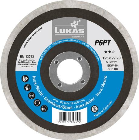 Polierteller P6PT 125mm flach EKW60 SHP CG Produktbild img1 L