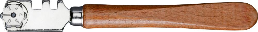 Glasschneider Edelstahl mit Holzheft Bohle Produktbild img1 L