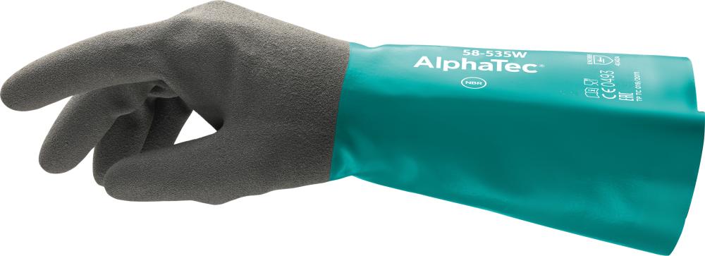 Chemikalienschutzhandschuh »AlphaTec® 58-535W« Produktbild img4 L