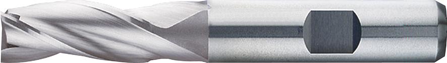 Langlochfräser – mittellang, HSS-Co8, Typ N, Oberfläche blank Produktbild img1 L