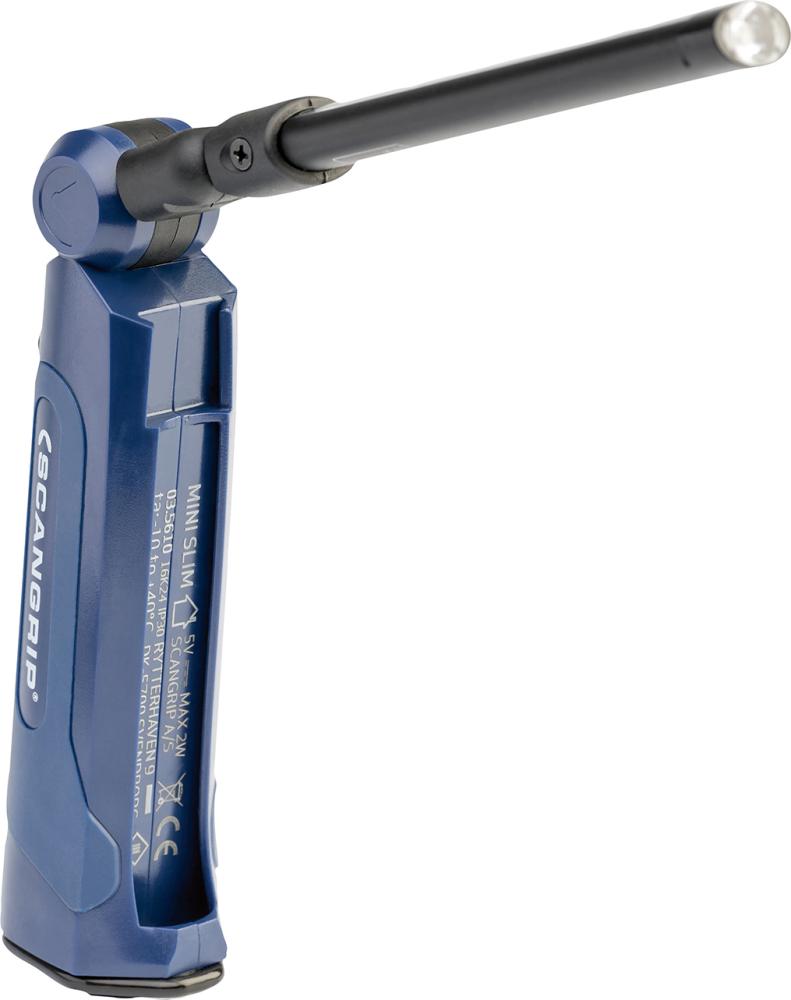 Akku-Kompaktleuchte MINI SLIM 100Lumen + 100-200Lumen Scangrip Produktbild img3 L