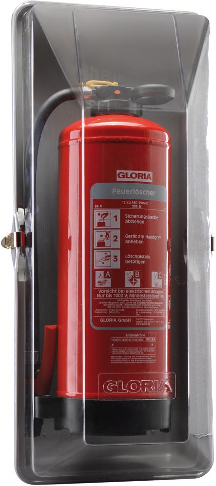 Feuerlöscher-Schutzhaube KWH-12 für 12kg Löscher B360xT220xH800 mm Gloria Produktbild img1 L