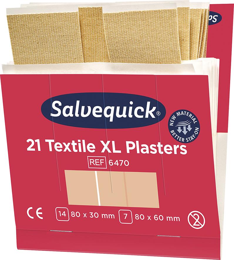 Salvequick Nachf.6x21Pfl.Textil extra groß Produktbild img1 L